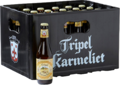 Tripel Karmeliet krat met 24 flesjes van 33cl Tripel Karmeliet krat met 24 flesjes van 33cl